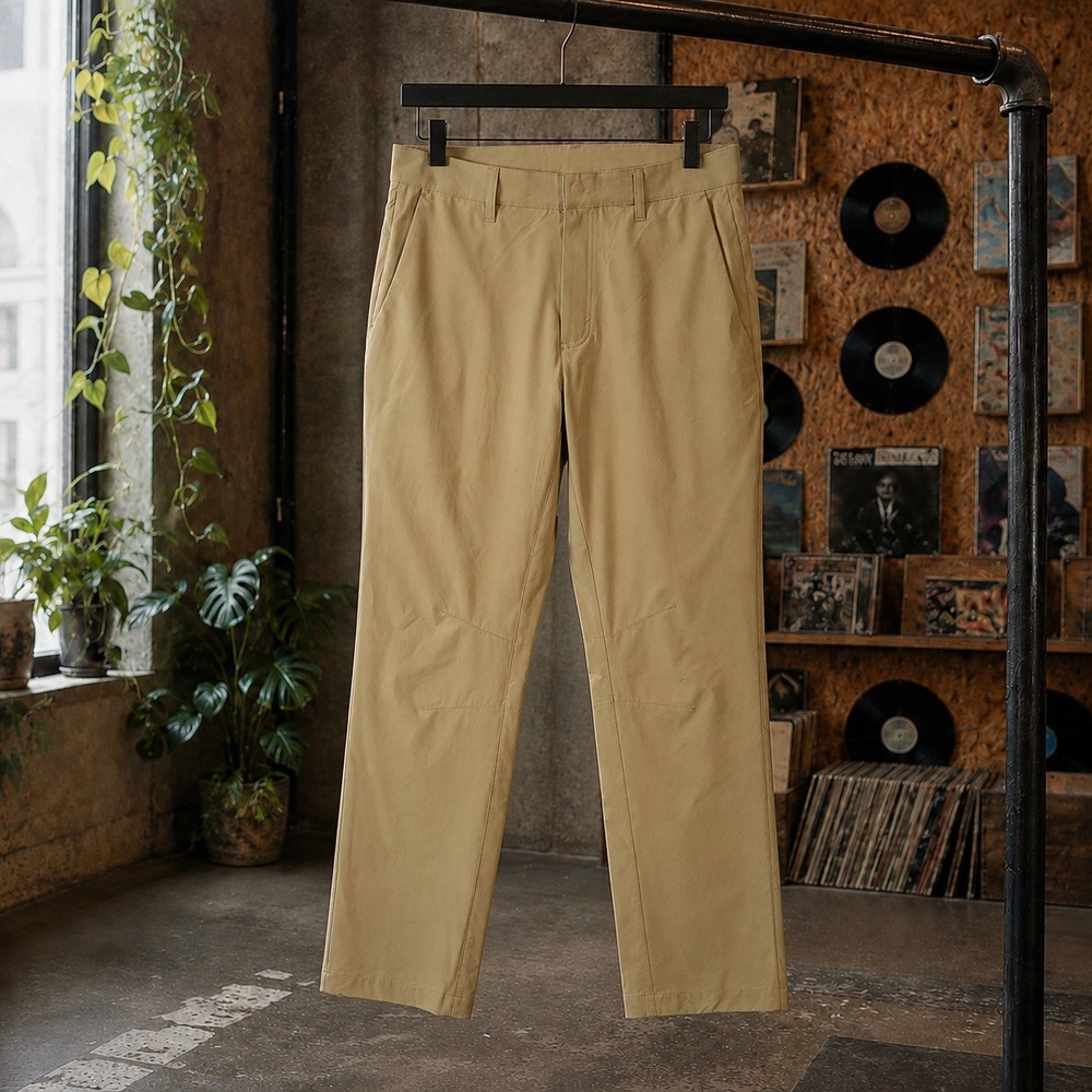 Fabletics Lightweight The Only Pant Khaki Chino Mens Tech Stretch Tapered 34x29